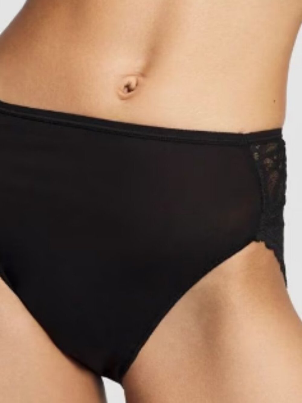 Vanishing Edge Lace Back High-Leg Panty